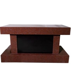 India Red Pannel Bench